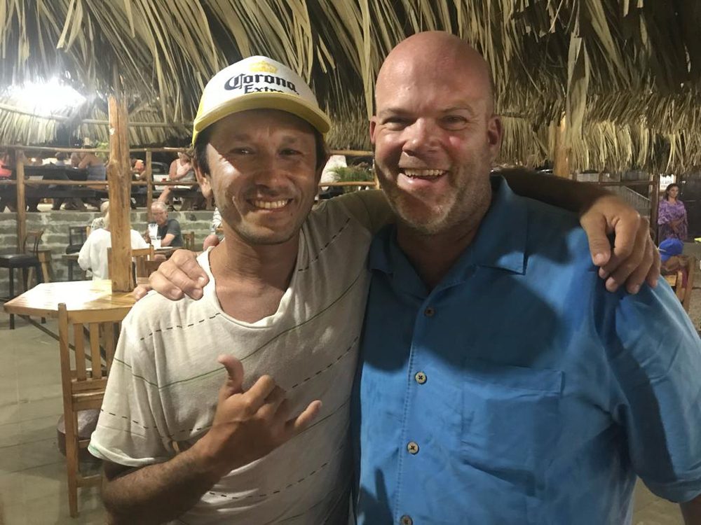 Andres Cordero and Willie Ford in Tamarindo